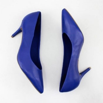 Sapato Scarpin Bottero 347602 Couro Azul