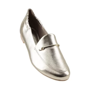 Sapato Loafer Antonela Piccadilly Ouro