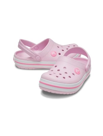Sandália Crocs Infantil Crocband 207006 Rosa Claro